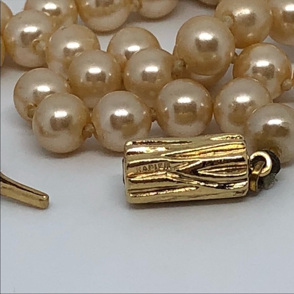 Vintage Napier Pearl Necklace - Picture 2 of 8